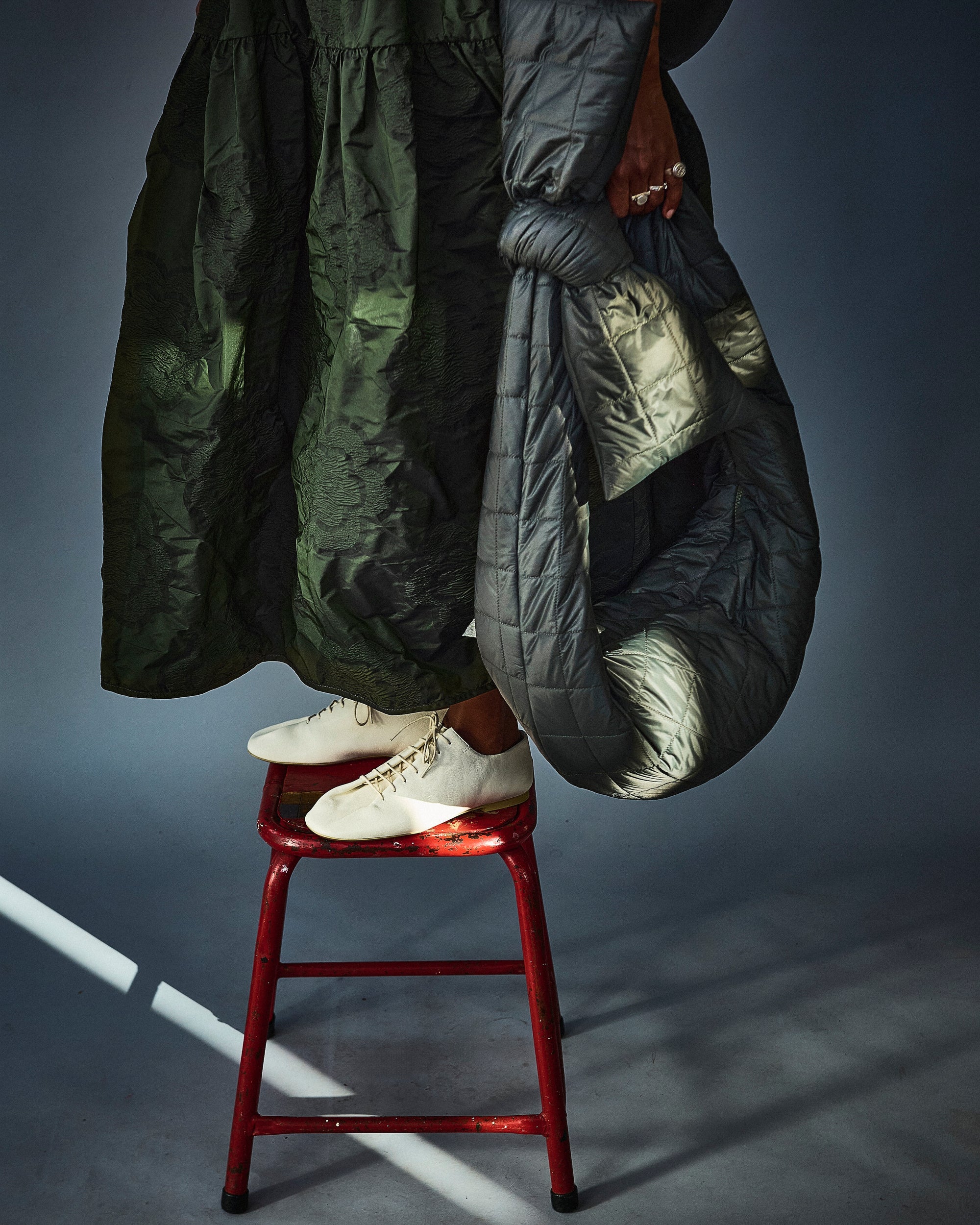 The Clara / Dark Green Quilt